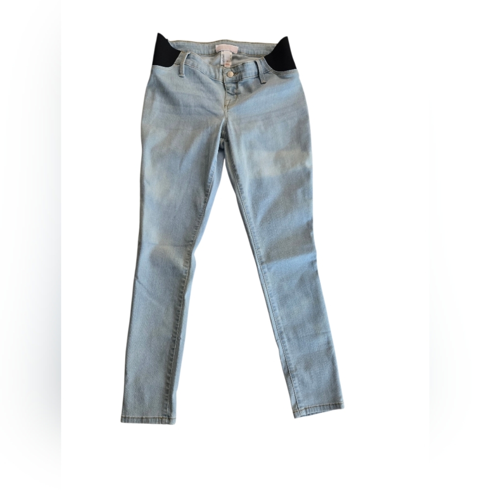 Light Wash Women’s Maternity Skinny Jeans - Light Blue Size 4 - NWT